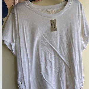 Aeropostel t-shirt with ties on the side